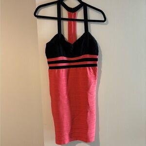 Bebe bandage mini dress